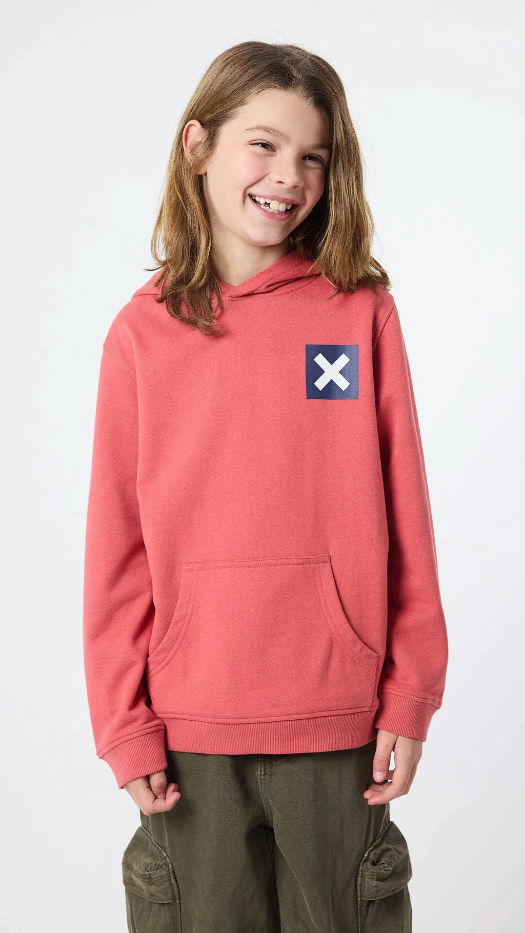 HOODIE KIDS NATURE ROJA