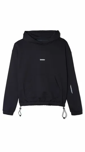 HOODIE TECH NEGRA OSCURA
