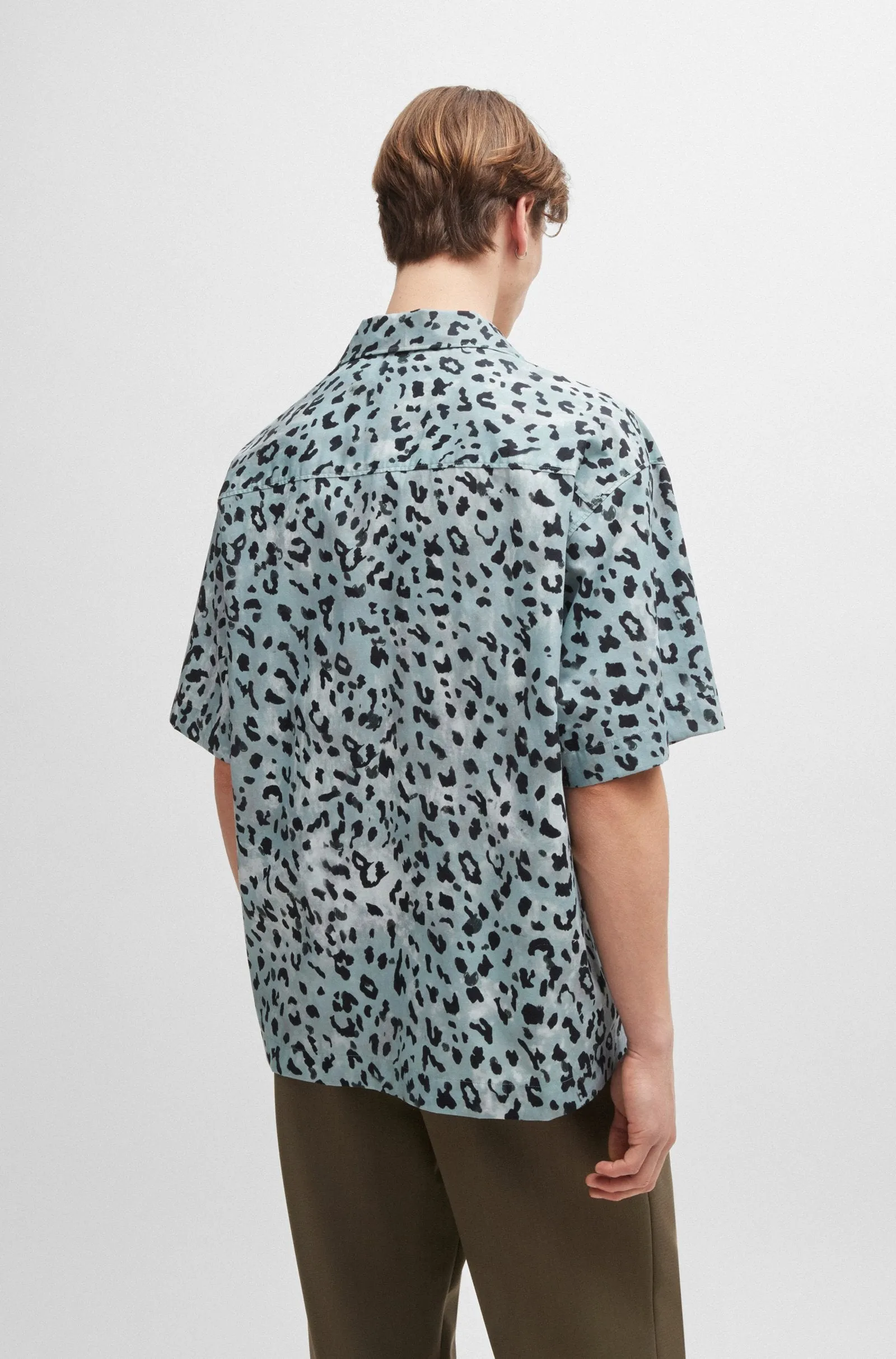 HUGO Casual Shirts Oversize Fit in Cotton - EGEENO 10261074 01-50519646