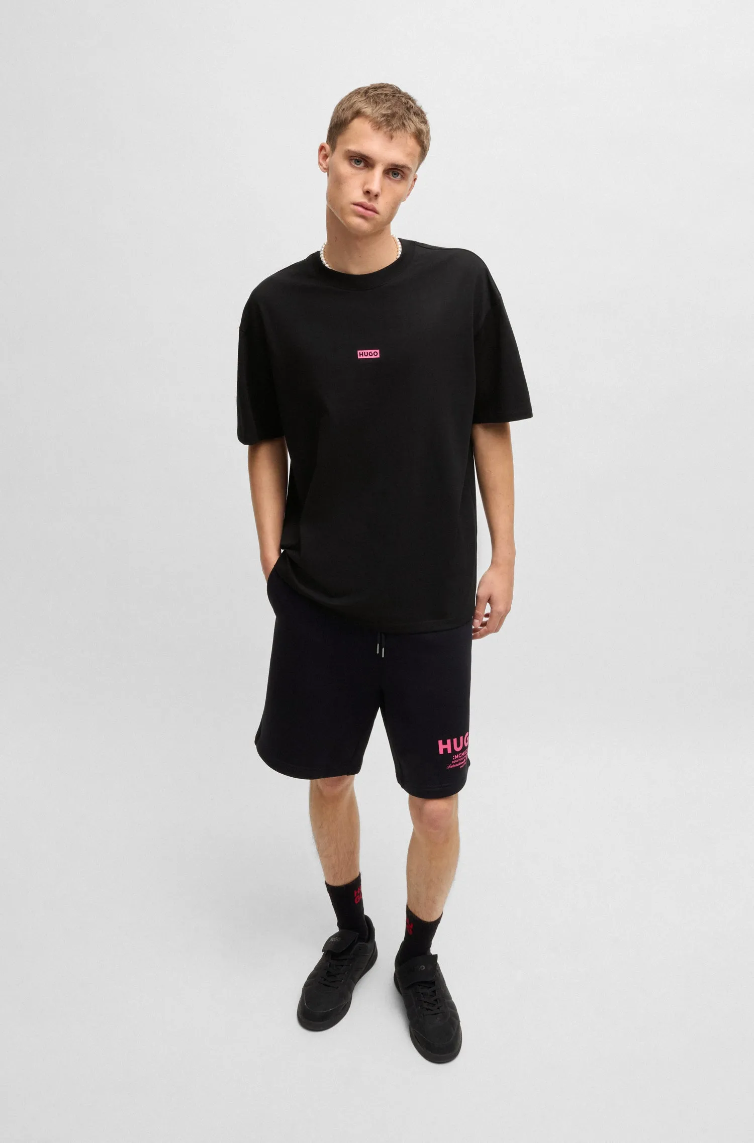 HUGO T-Shirts Loose Fit in Cotton - NALONO 10250555 01-50509776