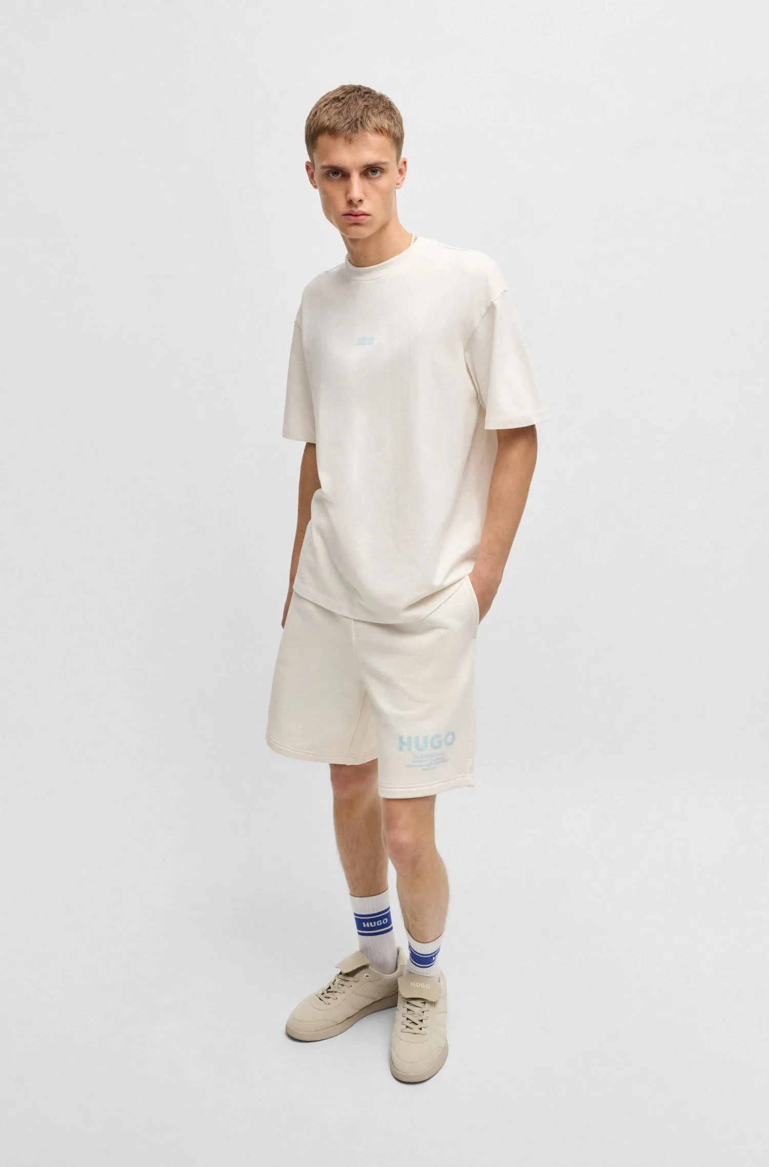 HUGO T-Shirts Loose Fit in Cotton - NALONO 10250555 01-50509776