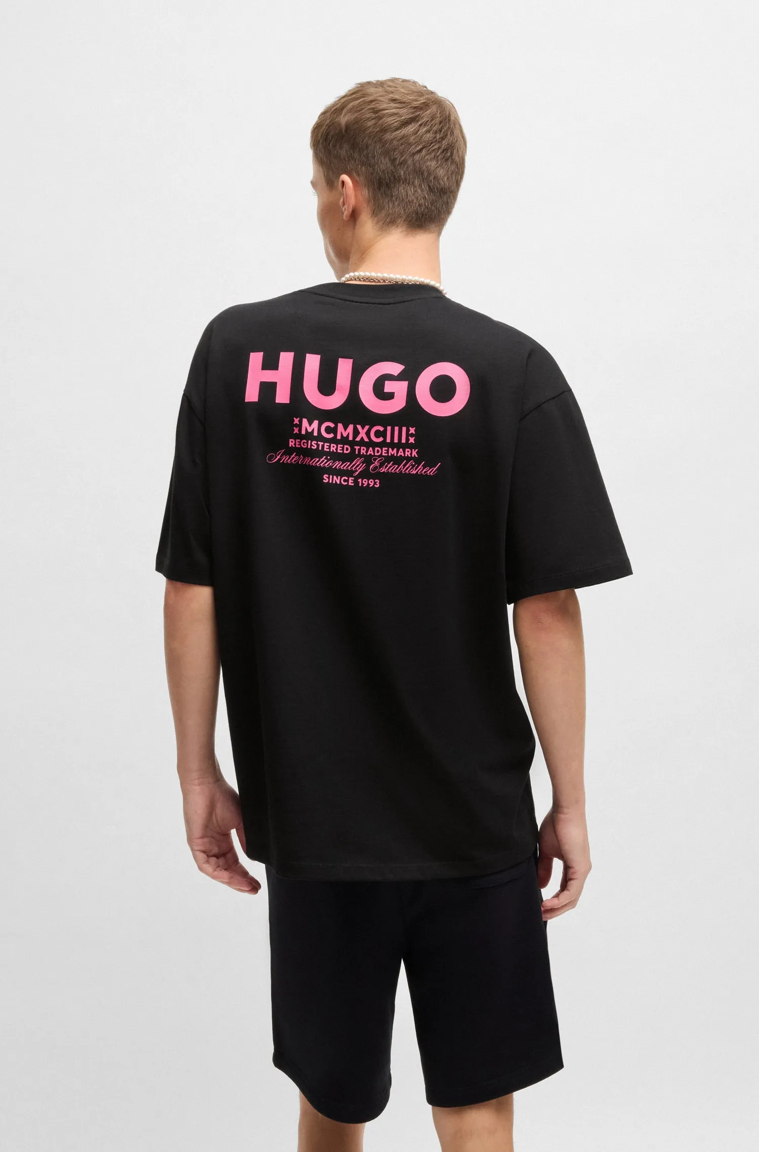HUGO T-Shirts Loose Fit in Cotton - NALONO 10250555 01-50509776