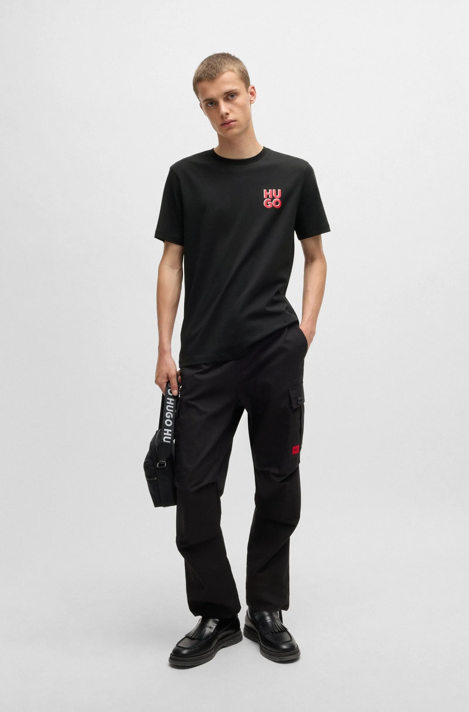 HUGO T-Shirts Regular Fit in Cotton - DIMONITI 10261710 01-50522434