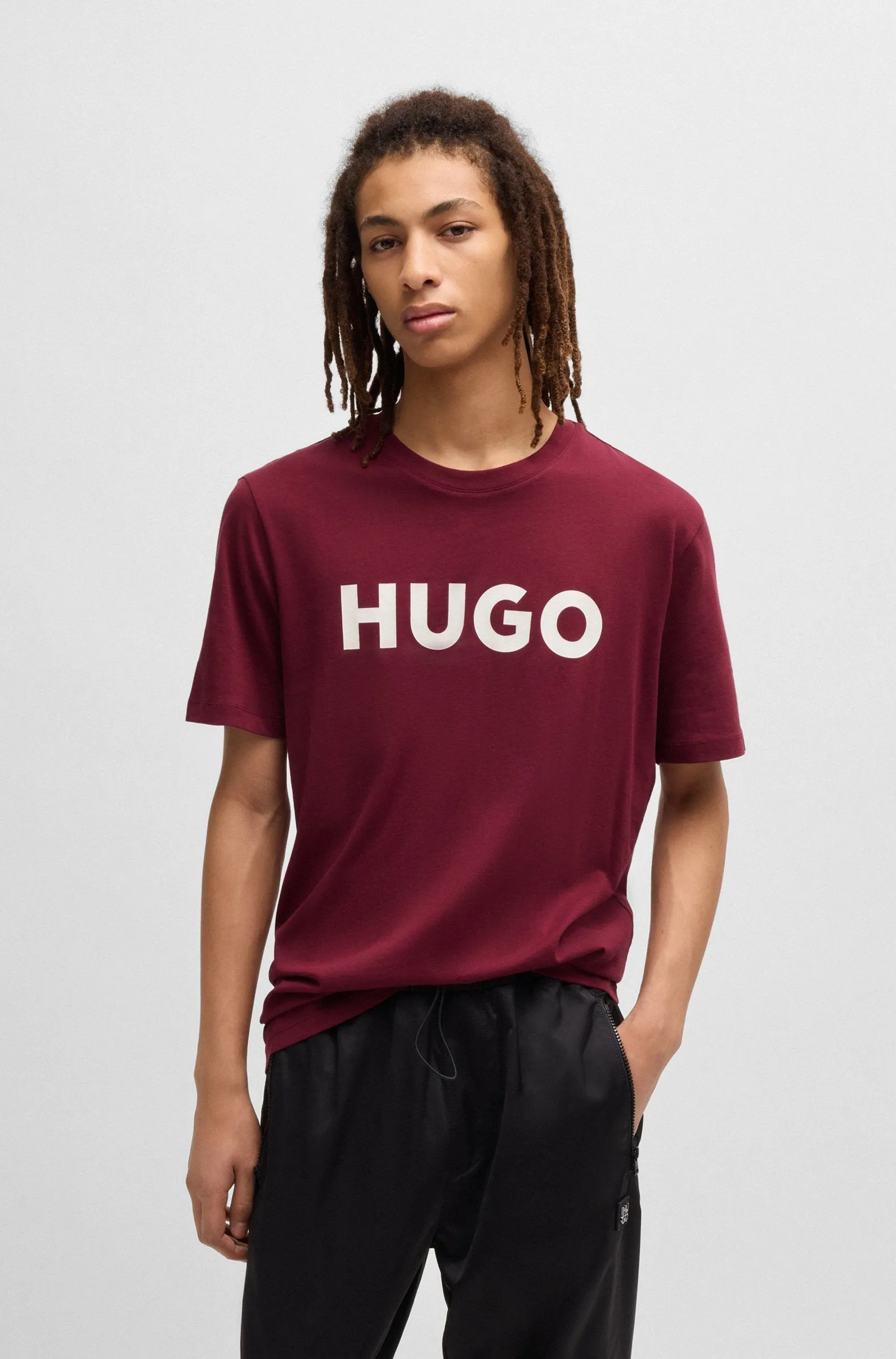 HUGO T-Shirts Regular Fit in Cotton - DULIVIO 10229761 01-50467556