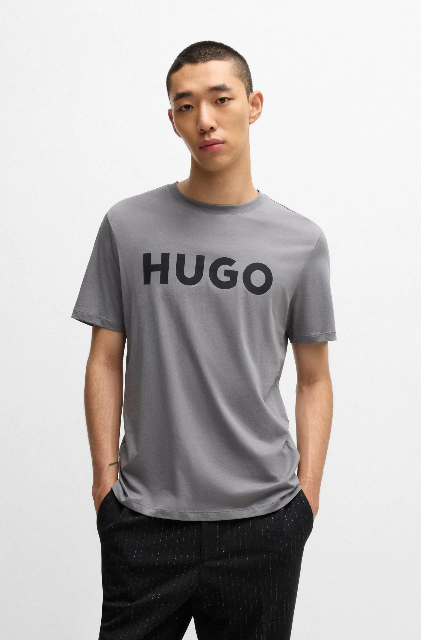 HUGO T-Shirts Regular Fit in Cotton - DULIVIO 10229761 01-50467556