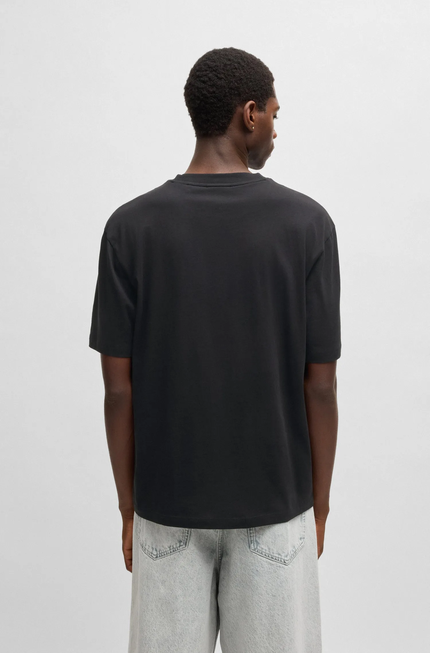 HUGO T-Shirts Regular Fit in Cotton - NEWROMI 10262283 01-50542934