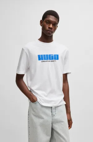 HUGO T-Shirts Regular Fit in Cotton - NEWROMI 10262283 01-50542934