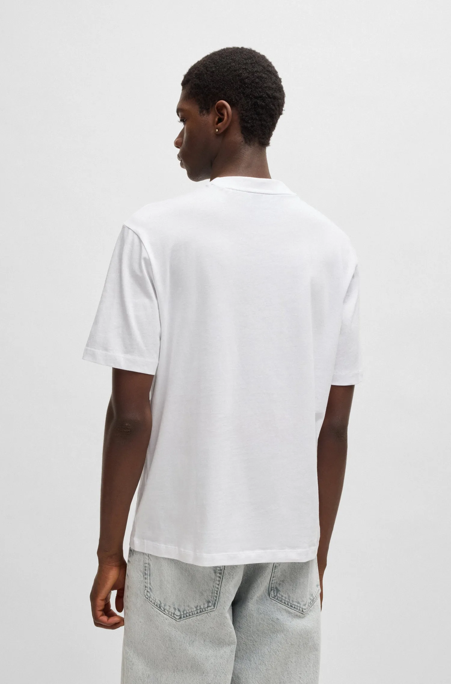 HUGO T-Shirts Regular Fit in Cotton - NEWROMI 10262283 01-50542934