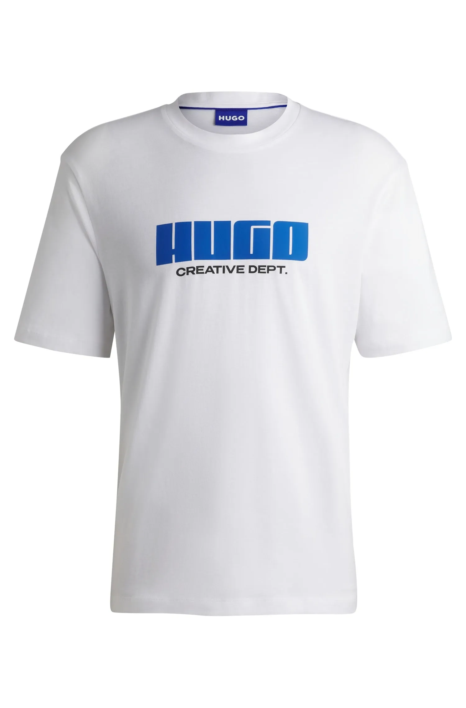 HUGO T-Shirts Regular Fit in Cotton - NEWROMI 10262283 01-50542934
