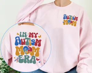 In My Autism Mom Era Sweatshirt, Neurodiversity Sweatshirt, Autism Awareness Crewneck, Autism Puzzle Shirs, Autism Mama Tee, Gift For Autism Mom