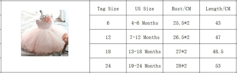 Infant Baby Girls Flower Dresses Christening Gowns Newborn Babies Baptism Clothes Princess tutu Birthday White Bow Dress