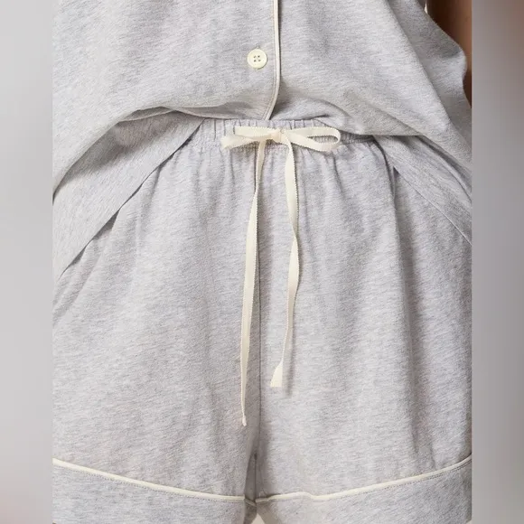 J. Crew Dreamy cotton-blend pajama short set