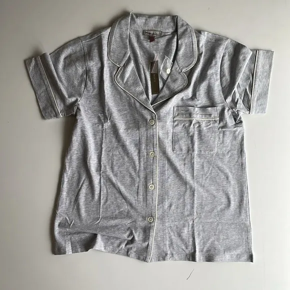 J. Crew Dreamy cotton-blend pajama short set