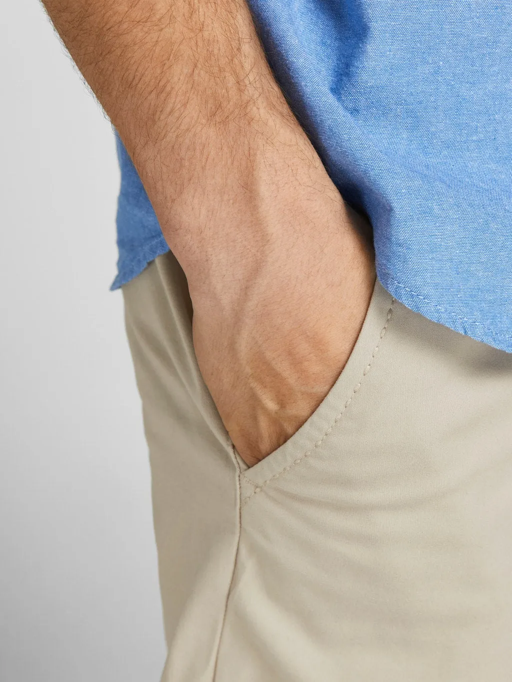 Jack Jones Bowie Chino Shorts Oxford Tan Beige