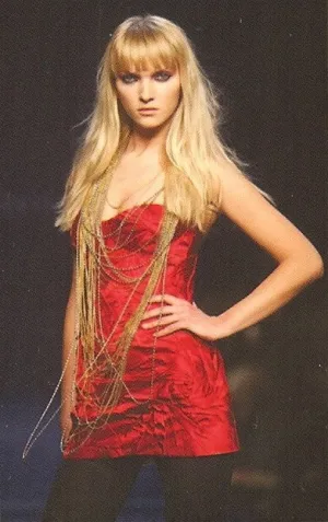 Jenny Packham Catwalk Edition Red Satin Strapless Dress