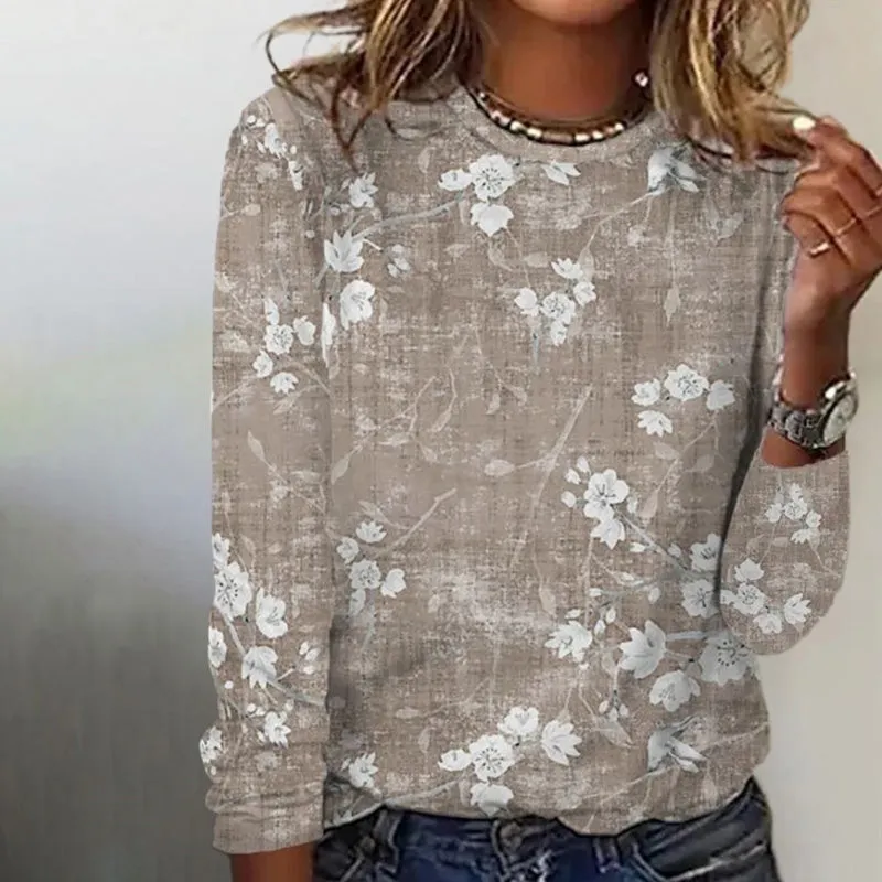 Jori - women's top with floral pattern