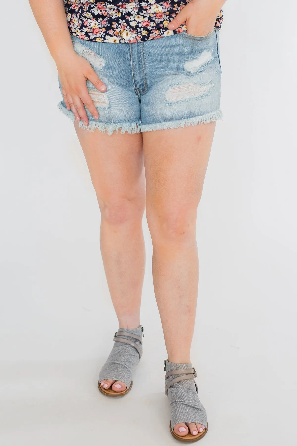 KanCan Shorts- Delilah Wash
