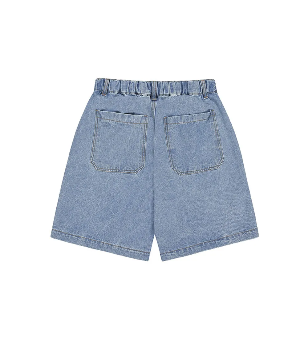 Kappy Design - Fatigue Denim Half Pants - Blue