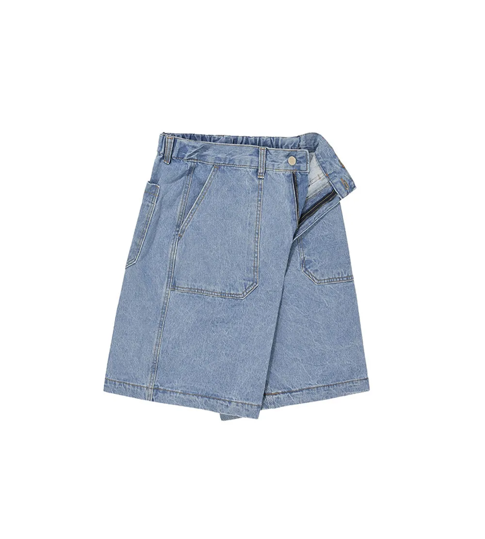 Kappy Design - Fatigue Denim Half Pants - Blue