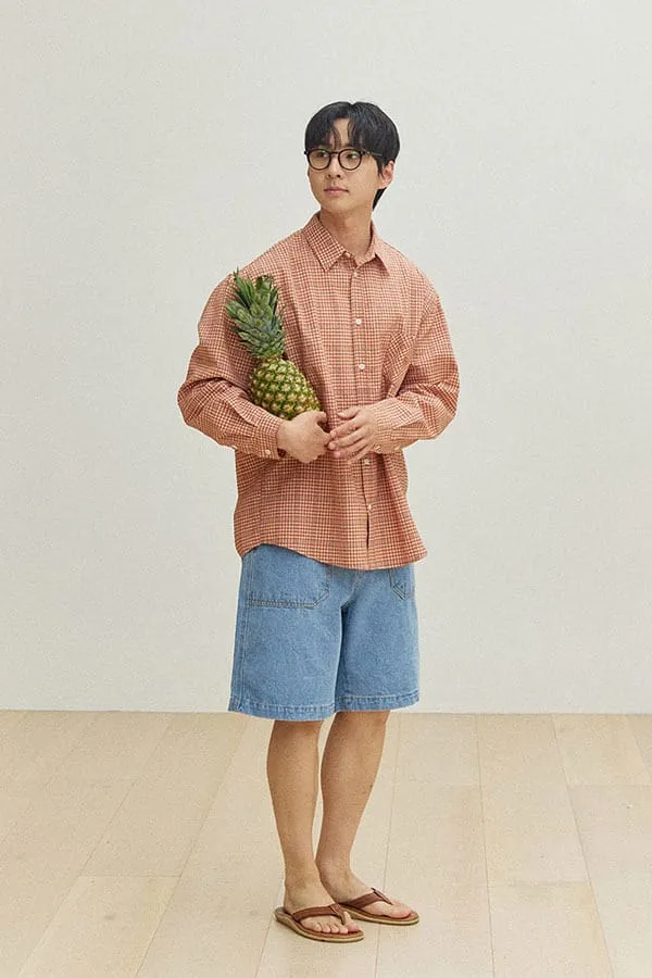 Kappy Design - Fatigue Denim Half Pants - Blue