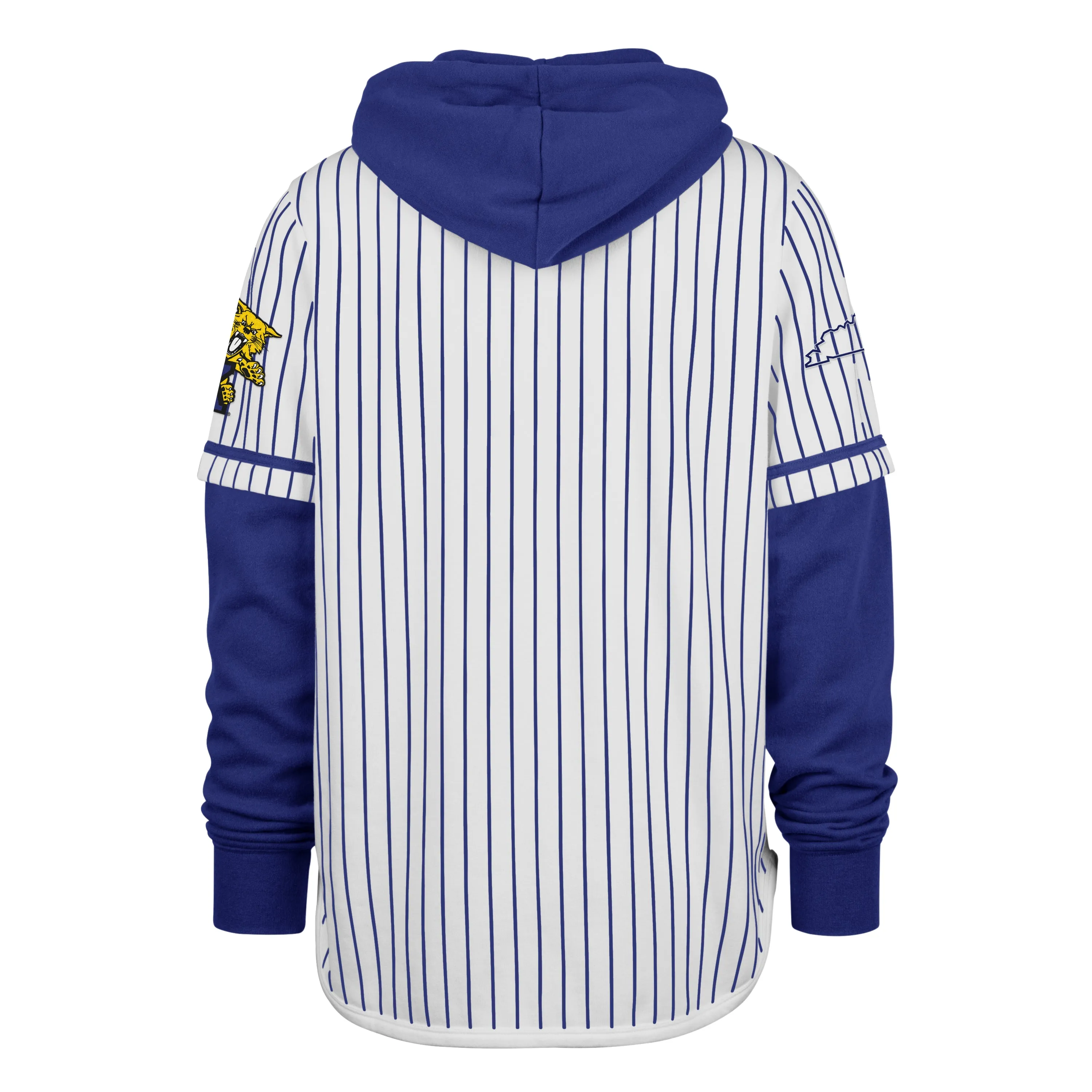 KENTUCKY WILDCATS PINSTRIPE '47 SHORTSTOP PULLOVER HOOD