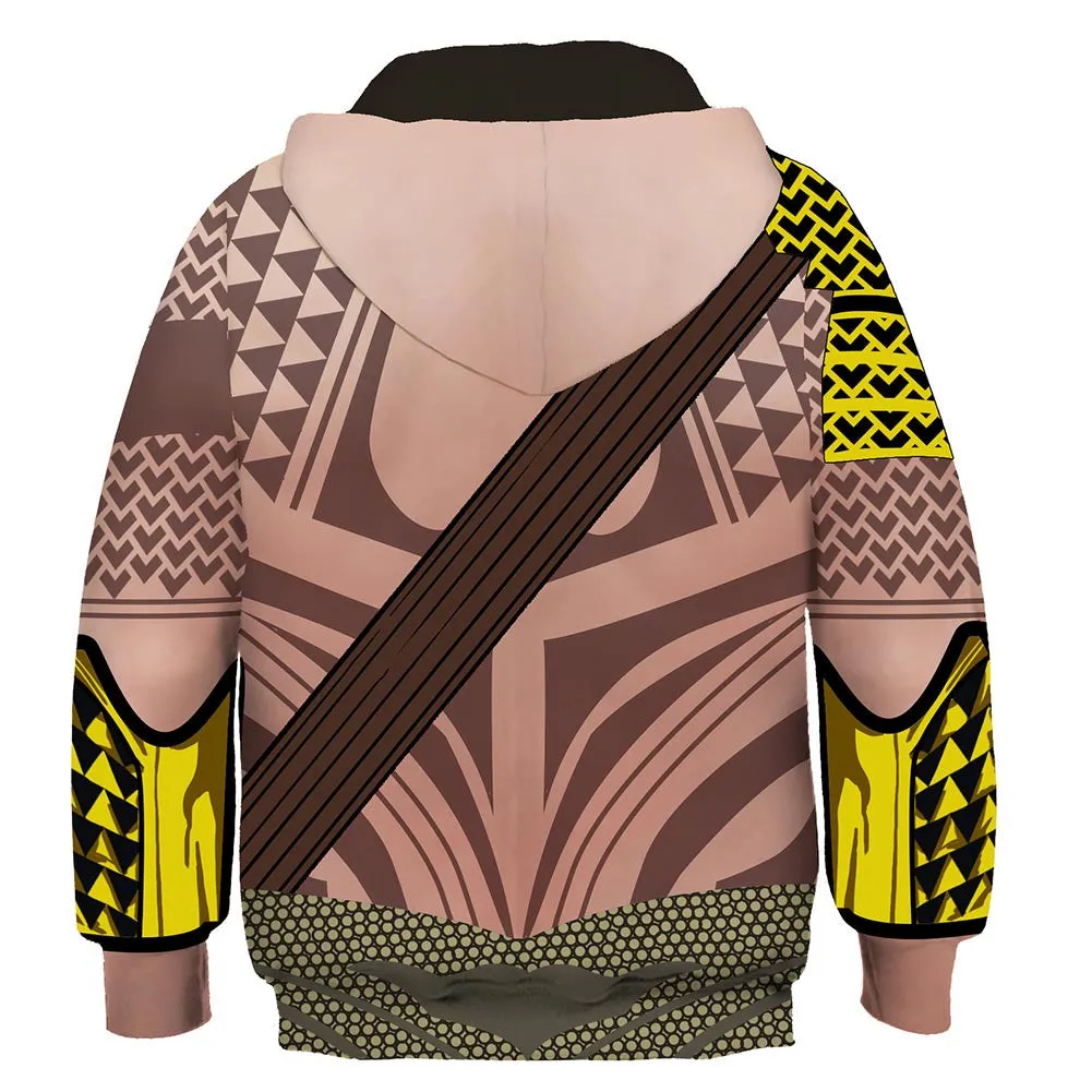 Kids Arthur Curry Hoodies Aquaman Pullover 3D Print