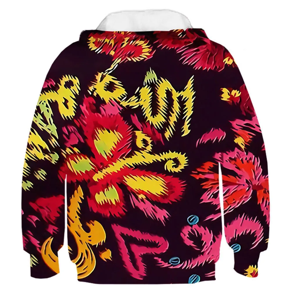 Kids Encanto Hoodies Cosplay Hooded Sweatshirt Casual Streetwear Pullover Hoodie