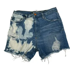 La Detresse Women's Size 25 Ultra Destressed Acid Wash Denim Cut Off Shorts