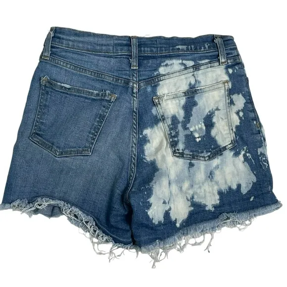 La Detresse Women's Size 25 Ultra Destressed Acid Wash Denim Cut Off Shorts