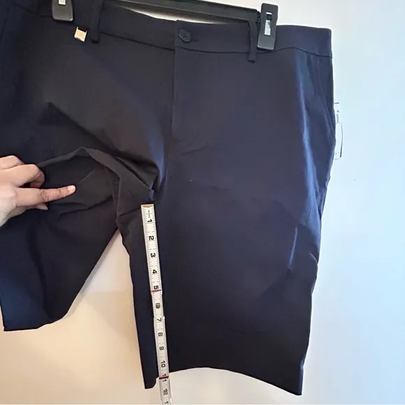 Lauren Ralph Lauren Navy Twill Stretch Cotton Shorts Womens Plus Size 14W NWT