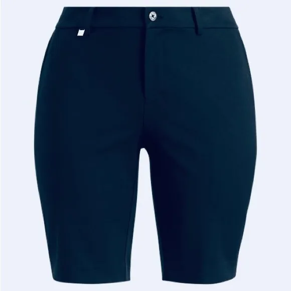 Lauren Ralph Lauren Navy Twill Stretch Cotton Shorts Womens Plus Size 14W NWT