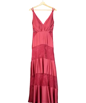 Layered with Love Red Lacey Maxi Dress UK M
