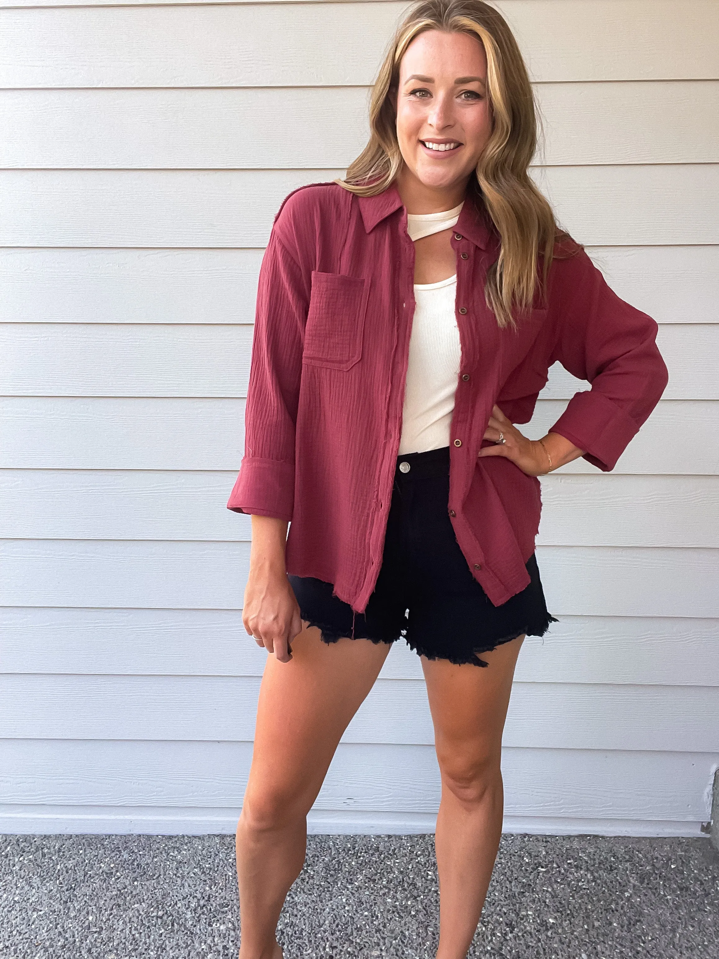 Leona Distressed Shorts
