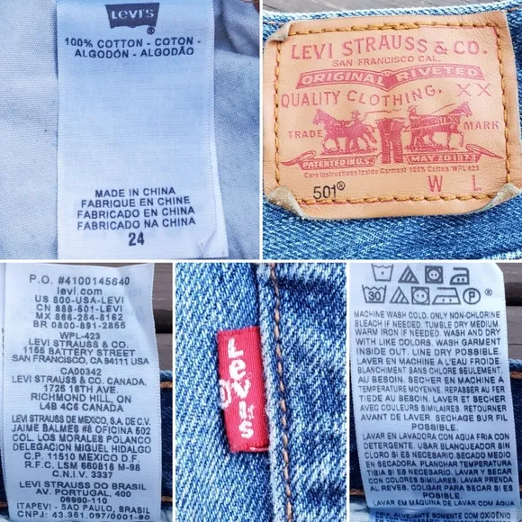 Levi's 501 Original Cutoff Superlow Low Rise Medium Wash Button Fly Booty Shorts
