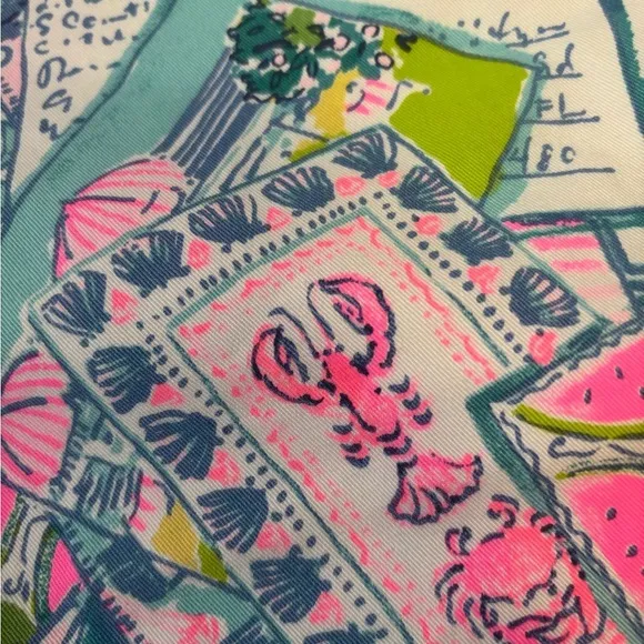 Lilly‎ Pulitzer Callahan Stretch Shorts Wish You Were Here Size 6 Cotton Women