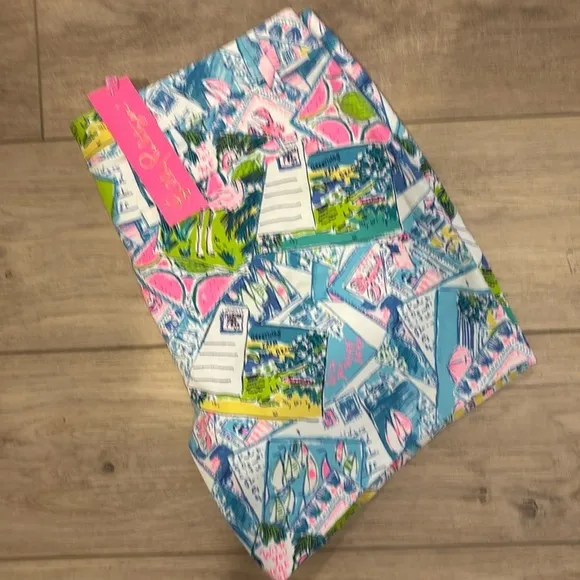 Lilly‎ Pulitzer Callahan Stretch Shorts Wish You Were Here Size 6 Cotton Women