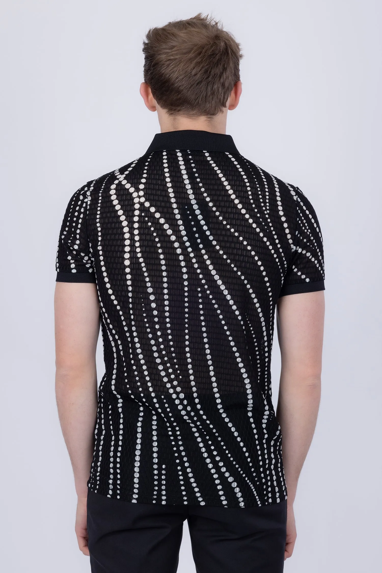 Lisbon Polka Dots Polo Shirt