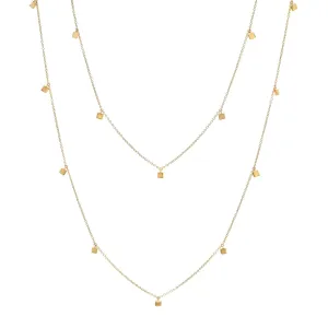 Long Mini Square Necklace