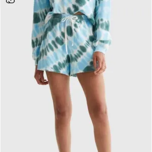 Lucky Brand Women's Drawstring Waist Active Short, Blue Sage Tye Dye, XS, M, &amp; L