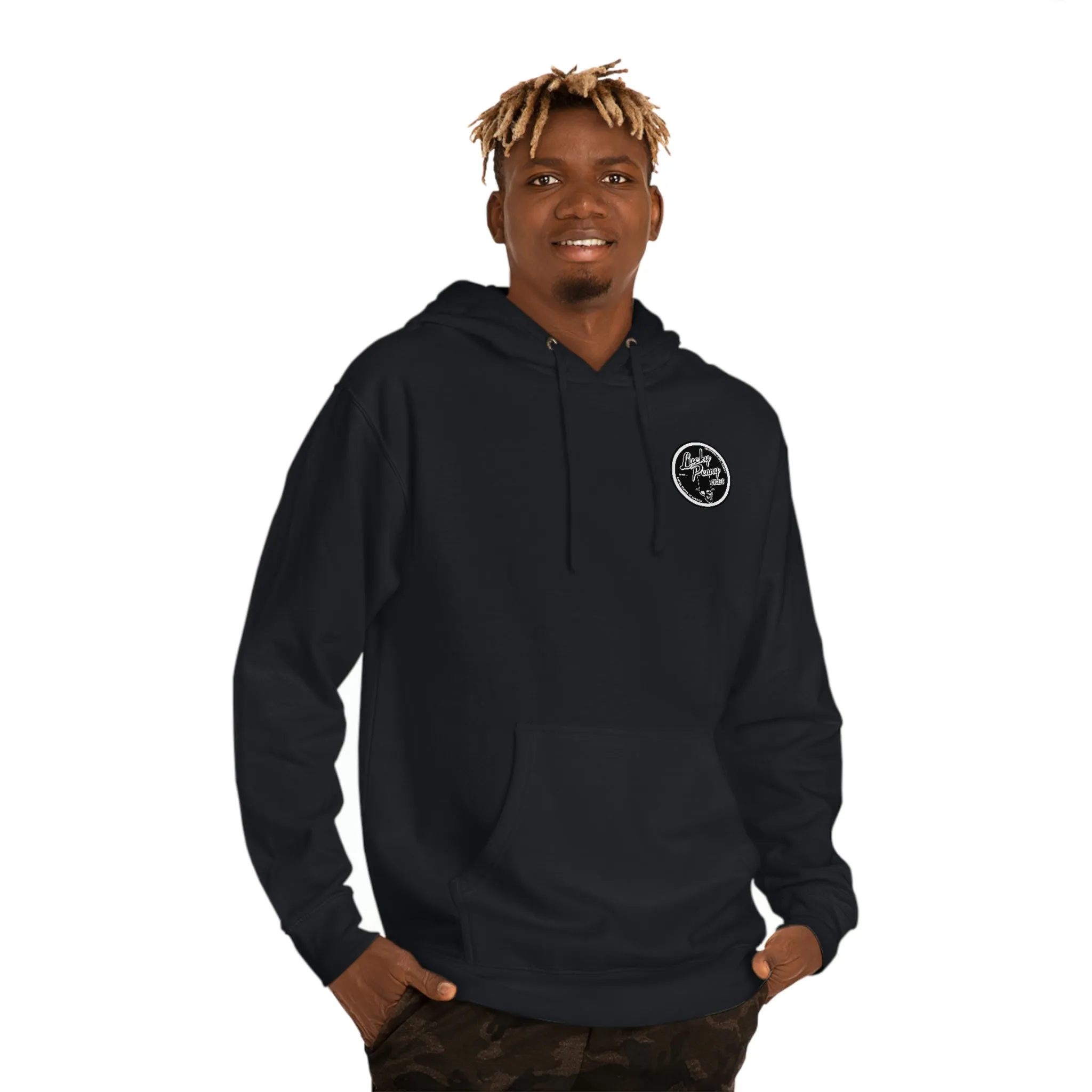 Lucky Penny Cycles DFW Cowboy Skull Hooded Sweatshirt