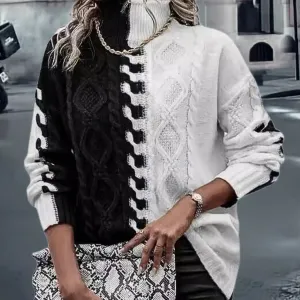 Lujza - elegant turtleneck jumper for women