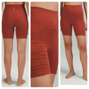 Lululemon Align High-Rise Short 6&quot; *Ruched ** SPECIAL EDITION