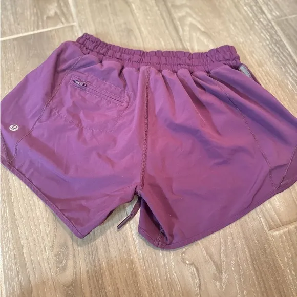 Lululemon Hotty Hot Short II *Long 4&quot; size 4 color Marvel Purple