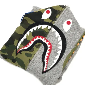 [M] A Bathing Ape Bape WGM Shark Full Zip Hoodie