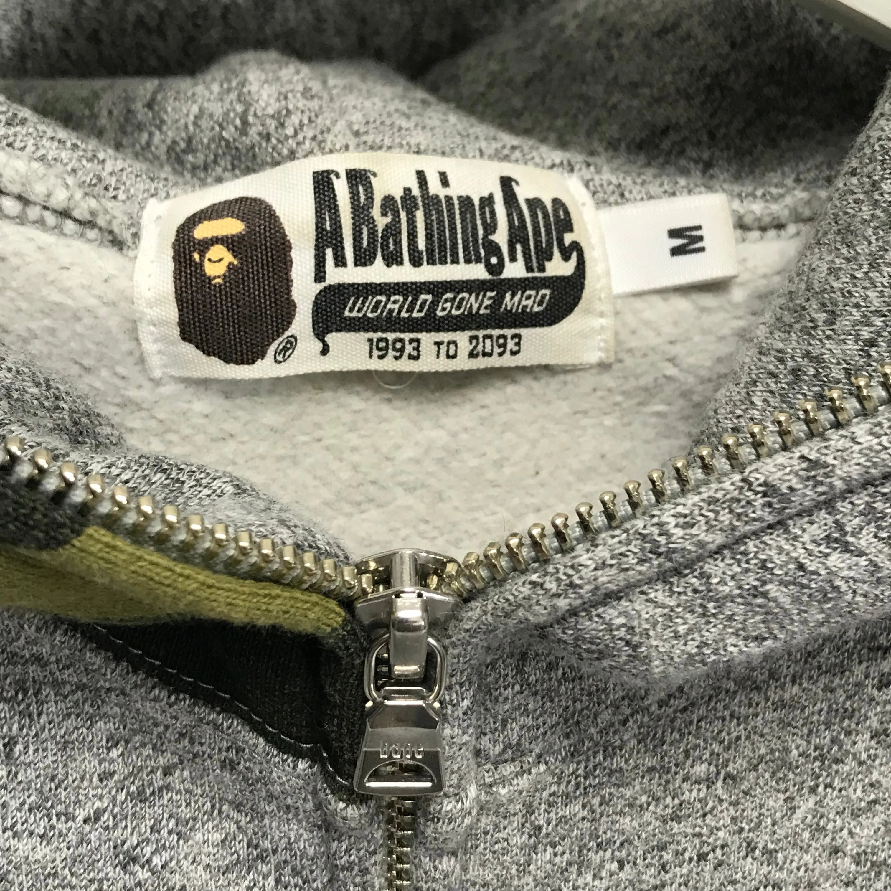 [M] A Bathing Ape Bape WGM Shark Full Zip Hoodie