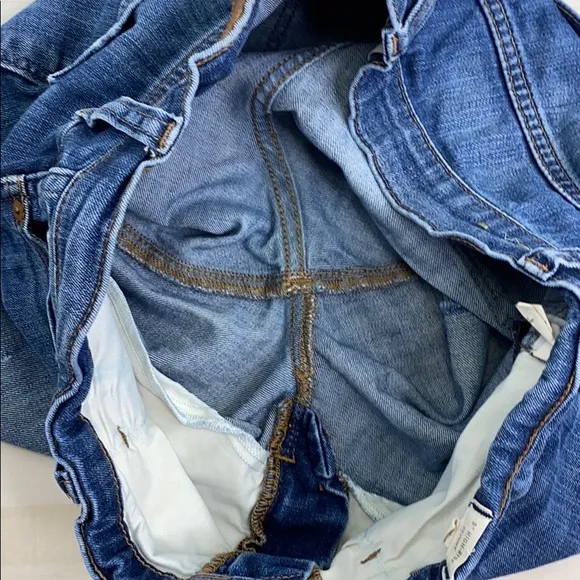 MADEWELL HiRise Skinny Custom Distressed Short