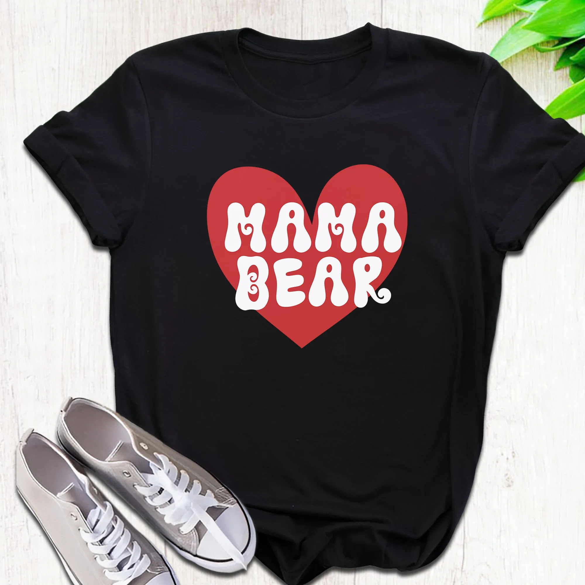 Mama Bear Shirt, Mother’s Day Gift, Cute Mama Shirt, Mom Life Shirt, New Mom Gift,Baby Shower Gift,Mom Shirt,Personalized Tee