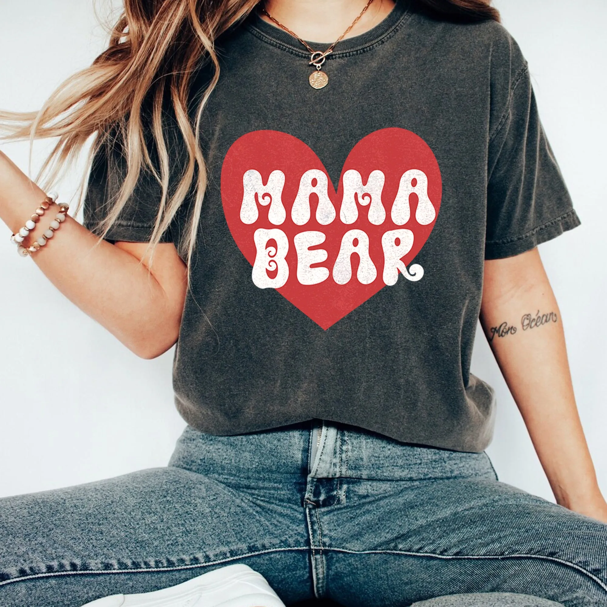Mama Bear Shirt, Mother’s Day Gift, Cute Mama Shirt, Mom Life Shirt, New Mom Gift,Baby Shower Gift,Mom Shirt,Personalized Tee