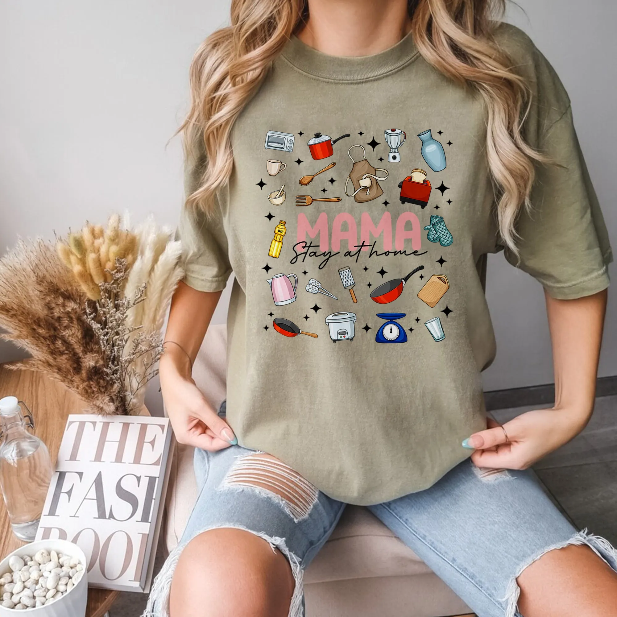 Mama Stay At Home T-Shirt, Mothers Day Shirt, Motherhood T-Shirt, Mothers Day Gift, Grandchildren Gift, Mom Cute T-Shirt, Nana Cute Gift