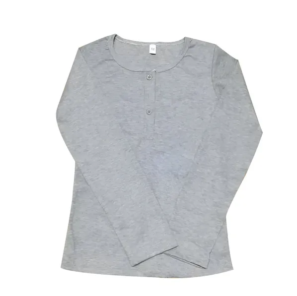 Marion - the chic long sleeve shirt with button detail